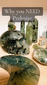 1K views · 15 reactions | Through its connection to your heart chakra, the Prehnite crystal properties offer a powerful healing energy. Prehnite also carries a peaceful and nurturing energy, which boosts your aura and raises your vibration. If you would like any Prehnite comment below or message us and we can send you videos #crystalshopping #prehnite #crystalshopuk #spiritualawakening #calmingcrystals | Crystal Studio Uk | Facebook