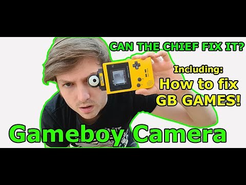 Faulty Gameboy Camera repair and how to fix gameboy games