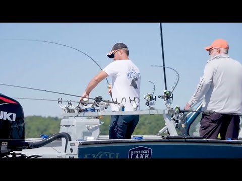 Trolling crankbaits for crappie on Kentucky Lake