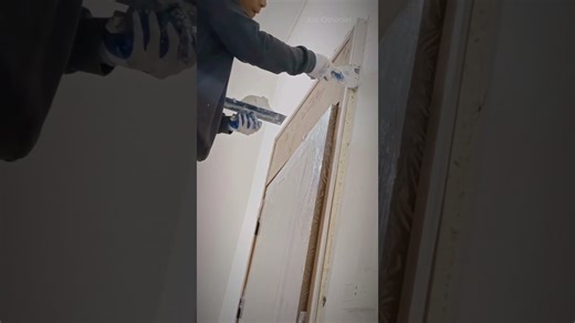 Fast & easy door frame repair that looks 100% professional