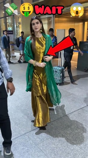🤑😱Kriti Sanon’s Royal Entry In Maybach! 😍 ₹55,000 Silk Suit Aur Jhumka Look Ne Churaya Sabka Dil!#😱💸