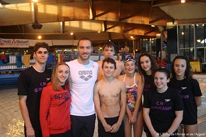 Natation : les Guingampais ont nagé avec Jérémie Stravius, champion olympique
