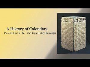 The History of Calendars