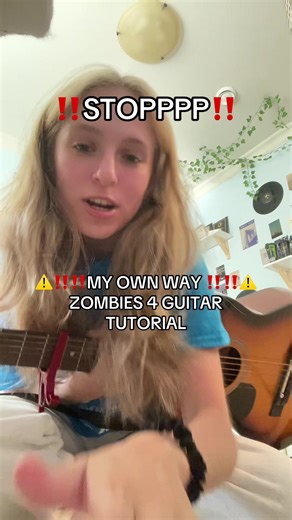 Zombies 4 Guitar Tutorial - My Own Way