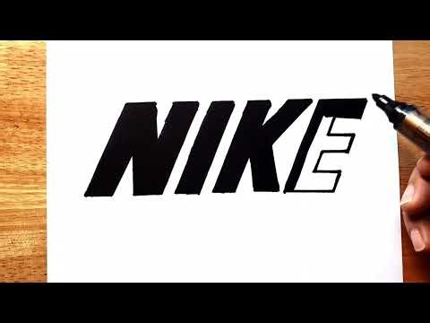 How To Draw NIKE Logo Easy Step By Step