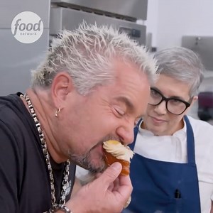 Guy Fieri found a dessert spot that feels just like Grandma’s kitchen...if Grandma liked a splash of rum! 🍩🤔 #DinersDriveInsAndDives | Food Network UK