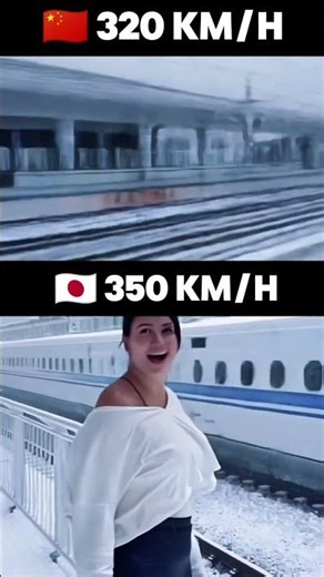 China 🇨🇳 🆚 Japan🇯🇵 Train Comparison #shorts #shortsfeed #viral #trending