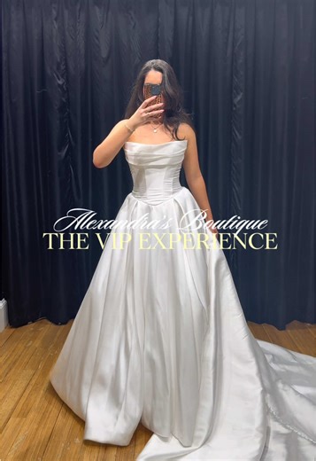 The Most Magical Wedding Dress Try-On Experience