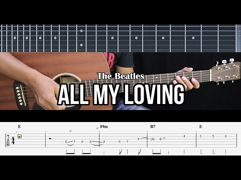 All My Loving - The Beatles | EASY Guitar Tutorials TABS