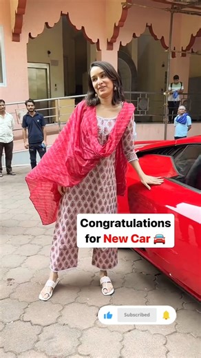 Shraddha Kapoor snapped with her father Shakti Kapoor #shraddhakapoor #fatherdaughter #lamborghini