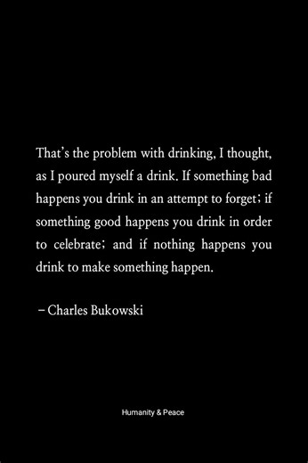 Charles Bukowski / . Born on August 16, 1920, in Andernach, Germany, Charles Bukowski was an American poet, novelist, and short story writer known for his raw, honest, and deeply human voice. Raised in Los Angeles, his life was marked by poverty, struggle, and rebellion, which shaped his fearless writing style. His works spoke for the broken, the lonely, and the dreamers who lived on society’s edge. Through his words, he revealed beauty in pain, truth in imperfection, and strength in vulnerabili
