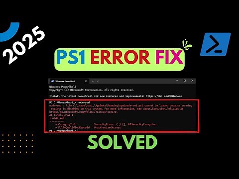 Fix Your PS1 Script Loading Problems Forever