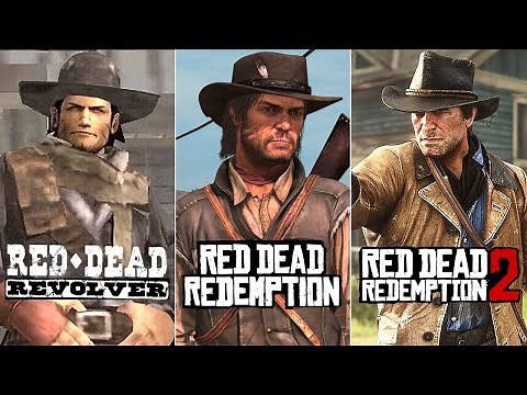 Red Dead Revolver vs Red Dead Redemption 1 vs Red Dead Redemption 2 (Side By Side)