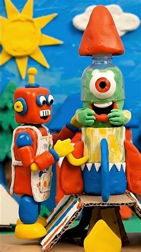 Robot + Alien = Super Rocket? Watch the Results! 🚀👽