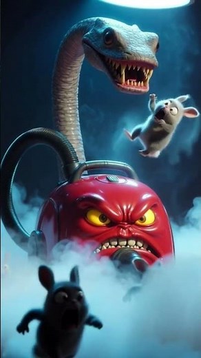 “The Vacuum Cleaner That HUNTS You 😱🌀 | 3D Horror Comedy Animation”