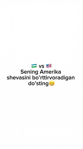 English teacher | Muxtasar Abdullayeva on Instagram: "Shunaqa gapiradigan do’stingizga jo’nating😂 . . . #comedy #english #american #pronunciation #zip #miley #americanstyle #accent #uzb #komediya"