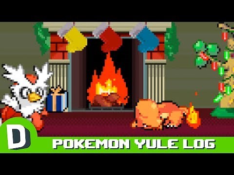 Pokémon Yule Log (1 HOUR LOOP)
