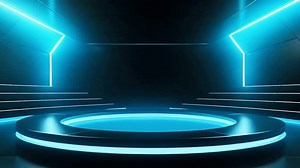 Podium Futuristic Showcase Platform Product Displaying Stock Footage Video (100% Royalty-free) 3491684977 | Shutterstock