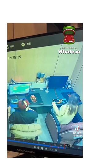 @scrollstop.vibe on Instagram: "This X post shares a TikTok clip showing a man in a VR headset dramatically ejected from his chair amid his female companion's energetic jumping, captioned "Lol" to underscore the comedic VR immersion fail. Garnering 6.4 million views and 31k likes within hours, the video taps into viral trends of exaggerated gaming reactions, but replies reveal skepticism as users note identical clips recirculating with altered contexts, suggesting staging for humor. Posted by a 