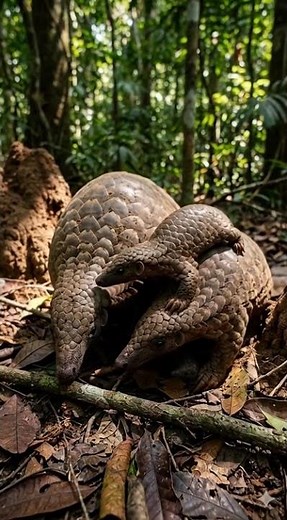 Le pangolin l’animal le plus trafiqué au monde… et pourtant presque inconnu.
