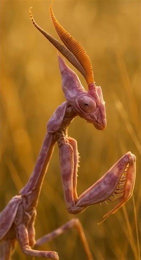 🕷️ The Conehead Mantis: Nature’s Alien Assassin! 👽🌿