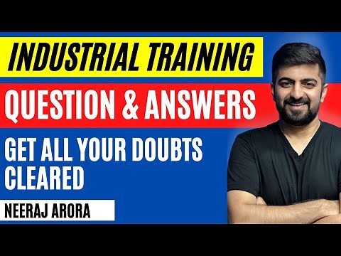 Industrial Training For CA Students | Question and Answer From CA Students | Industrial Training