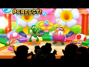 Mario Party Star Rush Rhythm Recital All Song Toad vs Yoshi vs Wario vs Toadette