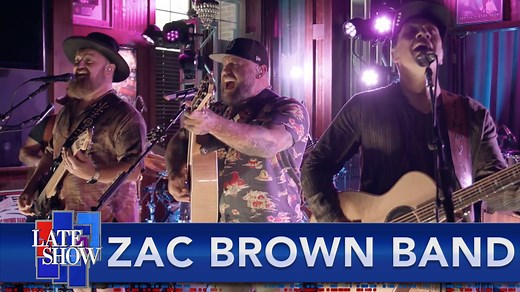 GRAMMY-winning Southern rockers Zac Brown Band perform “Out In The Middle” from their upcoming album, “The Comeback,” due out on October 15th. | The Late Show with Stephen Colbert