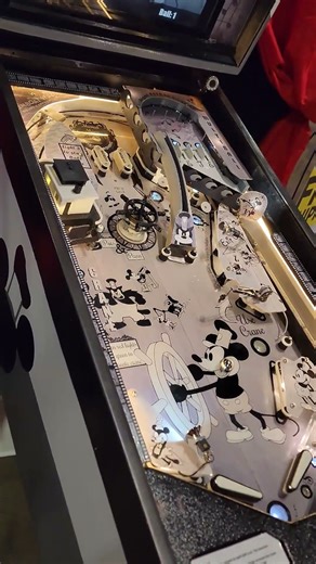 Steam Boat Willie pinball at Pinball expo.
