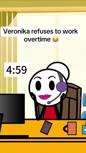 Veronika Refuses Overtime: Office Humor Sketch