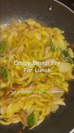 Crispy Bhindi Fry | Quick & Easy Indian Lunch Recipe in 10 Minutes