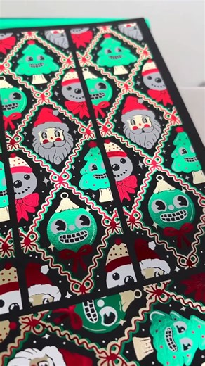 Jessica 🍋 on Instagram: "Vintage Christmas bookmarks are here! What do you think? Did I do the Halloween bookmarks justice? And of course I have a kindle insert version as well! Now I just need to update my banner… Feel free to leave any and all questions below! #retrochristmas #handmadechristmas #diychristmas #foilart #processvideo #booksbooksbooks #bookmarksofinstagram"