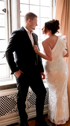 A quiet kind of magic lives in these frames. From the grand stone steps to the sun-washed windows, this couple moves through Laurel Hall with an ease that feels both iconic and deeply personal. Every glance, every hand-hold tells the story of a newly engaged pair savoring the moment, already stepping into the rhythm of their future wedding day. The location brings a classic elegance that feels timeless and refined—historic architecture, soft natural light, and an atmosphere that feels cinematic 