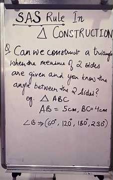 What is SAS Rule #mathexam #mathematics #geometry #questionanswer