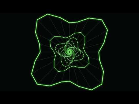 🌀 10 Hour wireframe tunnel1 Retro Sci-Fi Neon Green Cyberpunk Live Wallpaper