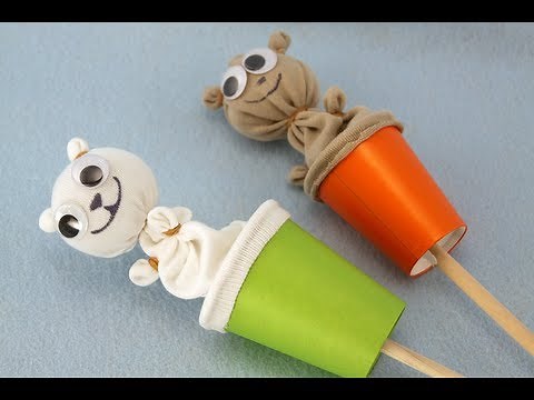 How to Make a Groundhog Pop-Up Puppet | Sophie's World
