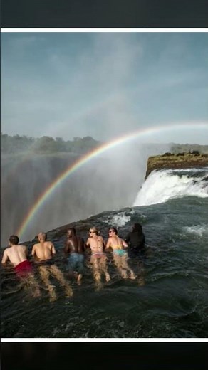 Victoria Falls Africa 🌊 One of the World’s Largest Waterfalls #shorts