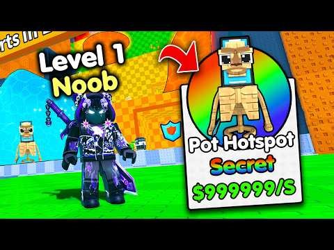 Starting Over as NOOB with OP SECRET in Jump For Brainrots! (Roblox)
