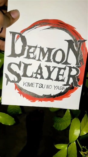 Kimetsu No Yaiba Logo Drawing ✍️ | Demon Slayer Fan Art | #demonslayer #drawing