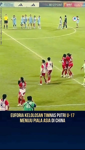 Selebrasi timnas putri u-17 Lolos Piala Asia u-17 #shorts