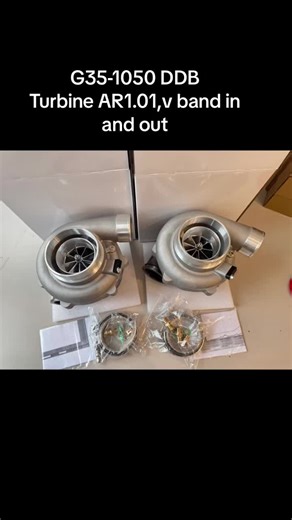 G35-1050,compressor AR.75,turbine AR10.1,v band inlet and outlet #dualballbearing #twinballbearingturbo #turbocharger #g35turbo #g351050 #g25 #g30