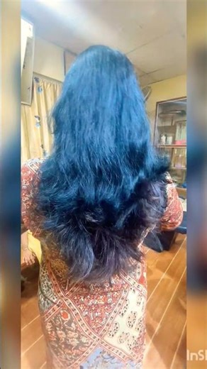 beautiful haircut for long and thick hair #layercutting #longhair#heatlesshairstyles #ytshorts