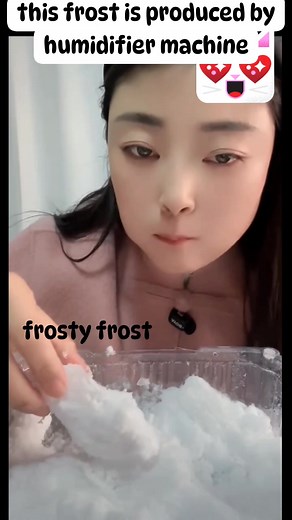 crunchy chunk of freezer frost produced by a humidifier | frosty_frost_asmr