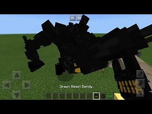 Beast Bendy Vs. SCP-682 in Minecraft PE