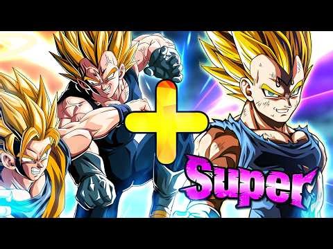 LR MAJIN VEGETA + SSJ2 GOKU + SUPER EZA AGL MAJIN VEGETA! (Dokkan Battle)