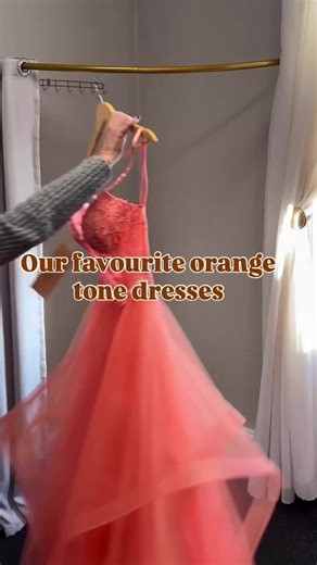 Peach and Orange Tones: Perfect Prom Dress Choices