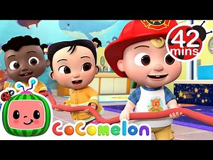 Fire Drill Song/Train Park Song + More | Cocomelon | Moonbug Kids