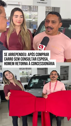 Sobral Online on Instagram: "😳🚘 Se arrependeu… mas resolveu do melhor jeito! 😂 Depois de comprar um Chevrolet zero KM sem consultar a esposa, o homem voltou à concessionária 😅 O motivo? Mudou de vida… e voltou pra presentear a esposa com outro carro 0km como pedido de desculpas 💙🔥 E convenhamos, com essas condições da Novo Rio Chevrolet, fica difícil resistir 👀👇 ✅ IPVA GRÁTIS 🎉 ✅ 4 revisões gratuitas 🔧 ✅ 1ª parcela só em 2027 😍 ✅ 5 anos de garantia 🛡️ Aí não tem briga que aguente 😅�
