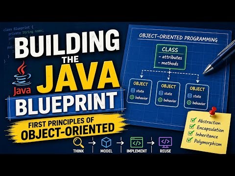 Building the Java Blueprint|First Principles of Object-Oriented|Naman Bharti Classes 