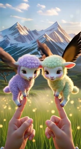 The cutest little animals watch these tiny friends play #cuteanimals #ai #pets